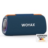 Woyax Taşınabilir Bluetooth Hoparlör, 30W Kablosuz Oval Speaker, Ses Bombası Usb, Tws, 30W Güçlü Ses Bass Büyük Küçük Boy