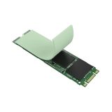 Wozlo 0.5MM*22*70MM Termal Pad M2 SSD Chipset Soğutucu - 7X2CM Silikon Iletken - Yeşil - 6W/MK