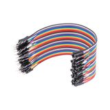 Wozlo 10cm Ayrılabilen Jumper Kablo 40 Pin Erkek - Dişi Dupont Kablo Breadboard Kablo