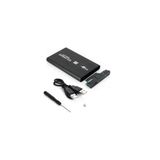 Wozlo 2.5 Usb Sata Hdd Ssd Harddisk Kutusu Aliminyum Gövde Harici Hdd Kutu - Siyah-A16
