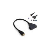 WOZLO 2 Port Kablolu Hdmi Çoklayıcı Switch - 2 Giriş 1 Çıkış Çoğaltıcı