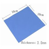 Wozlo 3.0mm 100X100MM Chipset Soğutucu Termal Pad - Cep Telefonu Notebook Ps4 Ps5 - Mavi - 3.6W/M.K
