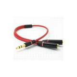 WOZLO 3.5mm Stereo Ses Kulaklık Çoklayıcı Kablo - Monster Sitili