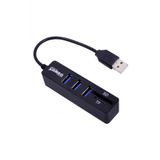 Wozlo 3 Port Usb 2.0 Coklayici Hub Kart Okuyucu 2 In 1 Combo Sd / Tf