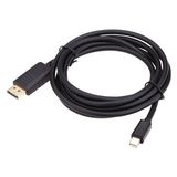 Wozlo 3m Mini Displayport To Displayport Kablosu - 3 Metre Mini Display Port Dp Kablo - Siyah