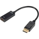 Wozlo 4K Displayport To HDMI Display Port HDMI Çevirici Dönüştürücü - Siyah