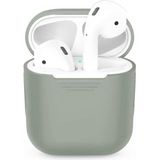 Wozlo Apple Airpods 1. ve 2. Nesil Uyumlu Silikon Koruma Kılıfı - Gri