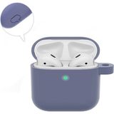 Wozlo Apple Airpods 3 Koruyucu Kılıf - 3. Nesil Silikon Kulaklık Koruma Kılıfı - Lavanta - Lavanta Grisi