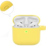 Wozlo Apple Airpods 3 Koruyucu Kılıf - 3. Nesil Silikon Kulaklık Koruma Kılıfı - Sarı