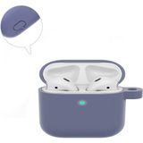 Wozlo Apple Airpods Pro 1. Nesil Kılıf Mat Esnek Silikon Koruyucu Kılıf 360 Tam Koruma - Lavanta - Lavanta Grisi