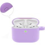 Wozlo Apple Airpods Pro 1. Nesil Kılıf Mat Esnek Silikon Koruyucu Kılıf 360 Tam Koruma - Mor