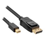 Wozlo Apple Macbook Air/Pro 4K 60 Hz Mini Display Port Thunderbolt to Display Port Kablo 1.8 M