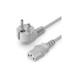 WOZLO Bilgisayar Power Kasa Güç Kablosu 1.5 M 0.75mm² Gri