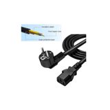 WOZLO C13 Bakır Power Kablo - Standar Power Güç Kablosu - 3*1.5mm² - 3 Mt