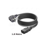 WOZLO C13 Power Kablo Standart Kasa Monitör Elektrik Güç Kablosu - 1.8 Mt