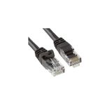 WOZLO Cat6 500mhz Utp Ethernet – Internet - Lan Ağ Kablosu – 1 Metre Siyah