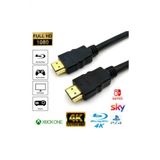Wozlo Hdmi Kablo 4K 3D Ağ Destekli Altın Uçlu 4K 60Hz 18G Bps Ultra Hd 4K Ethernet Hdmi Kablosu 10 Metre