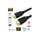 Wozlo Hdmi Kablo 4K 3D Ağ Destekli Altın Uçlu 4K 60Hz 18G Bps Ultra Hd 4K Ethernet Hdmi Kablosu 5 Metre