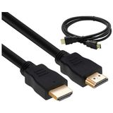Wozlo HDMI Kablo Kısa HDMI Kablosu Altın Uçlu Full Hd 3D LCD LED Ps3 Uydu - 50 cm