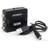 Wozlo HDMI To Rca Tos Av Çevirici Dönüştürücü Converter 1080P - Siyah