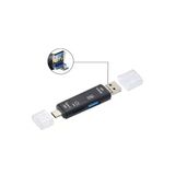 Wozlo Micro Usb Type C To Micro Sd Otg Çevirici Otg 3 İn 1 Type C Ve Micro Usb Tf Çevirici