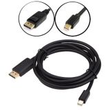 Wozlo Mini Displayport to Displayport Kablosu 1.8 M