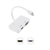 Wozlo Minidisplayport To Hdmi Vga Çevirici 4k Thunderbolt Macbook Dönüştürücü Kablo
