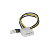 WOZLO Molex 4 Pin To 3 Pin Erkek Fan Konnektör Soket Çevirici - 20cm