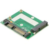 Wozlo Msata Mini Sata SSD To Sata Çevirici Kart Pcıe Msata Ssd'den 2.5 Sata Dönüştürücü - Yeşil