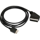 Wozlo Ps2 Ps3 Scart Av Rgb Bağlantı Kablosu Playstation 2 3 Scart Tv Bağlantı Kablosu 1.8mt - Siyah