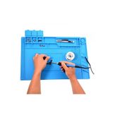 Wozlo S160 Isıya Dayanıklı Silikon Mıknatıslı Anti Statik 45x30 cm Tamir Pedi