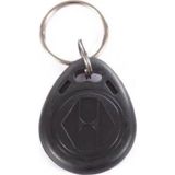 WOZLO Siyah Manyetik Anahtarlık 100 Adet Rfid Keyfob Göstergeç 125 Khz Proximity Anahtarlık