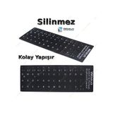 Wozlo Türkçe Q Klavye Etiketi Laptop Pc Sticker Keyboard Sticker