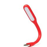 Wozlo USB LED Lamba Katlanabilir Pc Laptop Klavye Aydınlatma Kırmızı