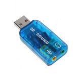 Wozlo Usb Ses Kartı 5.1 3D Sound Usb Harici Ses Kartı