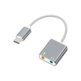 Wozlo Usb Type C Harici Ses Kartı 5.1 Kanal