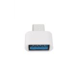 Wozlo Usb Type-C Otg Çevirici - Type-C Erkek Usb Dişi Adaptör - Beyaz
