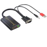 Wozlo Vga To Hdmi Çevirici Dönüştürücü Kablo Görüntü Ve Ses Çevirici - Full Hd 1080p