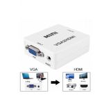 Wozlo Vga To Hdmi Çevirici Dönüştürücü Ses Çıkışlı Analog To Dijital