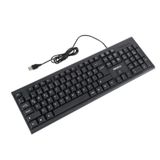 Wozlo WZ-801 Siyah USB Kablolu Fiber Doku Q Klavye