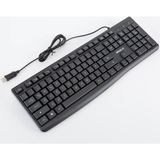 Wozlo WZ-803 Yumuşak Tuşlu USB Klavye - Siyah - Standart Tuş Formu Ev Ofis Kullanımı İçin