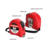 WP261003 5MX19MM Beyaz Çelik Şerit Metre - standart