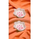WPAWZ 2'li Seramik Kedi Ve Köpek Mama Ve Su Kabı 300 Ml. Pink