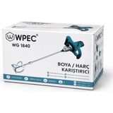 Wpec Boya/harç Karıştırıcı 2000W - Mavi