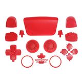 WPS Yedek Klips Kabuk Dokunmatik Pad Thumbsticks Dpad R1 L1 Tetik Düğmeler w/Vurgu Halkaları Seti PS5 Playstation Controller için (Kırmızı)