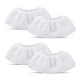 WQEDVN 4 ADET Buharlı Paspas Pedleri, Buharlı Temizleyici Pedleri, Buharlı Temizleyici Aksesuarları, Mikrofiber Kumaş Kapağı, Buharlı Paspas Değiştirme Pedleri, Karcher Sc 1 Sc 2 Sc 3 Sc 4 Sc 5