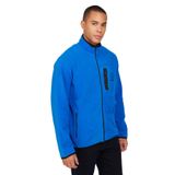 Wrangler All Terrain Gear Regular Fit Normal Kesim Dik Yaka Erkek Fermuarlı Mavi Polar Ceket W222579, Sax, M