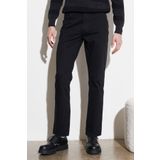 WRANGLER Authentic Straight Fit Düz Kesim Daralan Paça Normal Bel Erkek Siyah Pamuklu Esnek Pantolon
