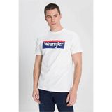 WRANGLER Big Logo Ekru Erkek T-Shirt W2610069102