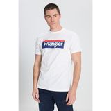 Wrangler Big Logo Erkek T-Shirt W2610069102 Off White - Gloss White - 3XL